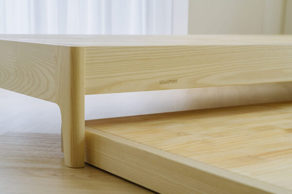 北美原木漂浮床架