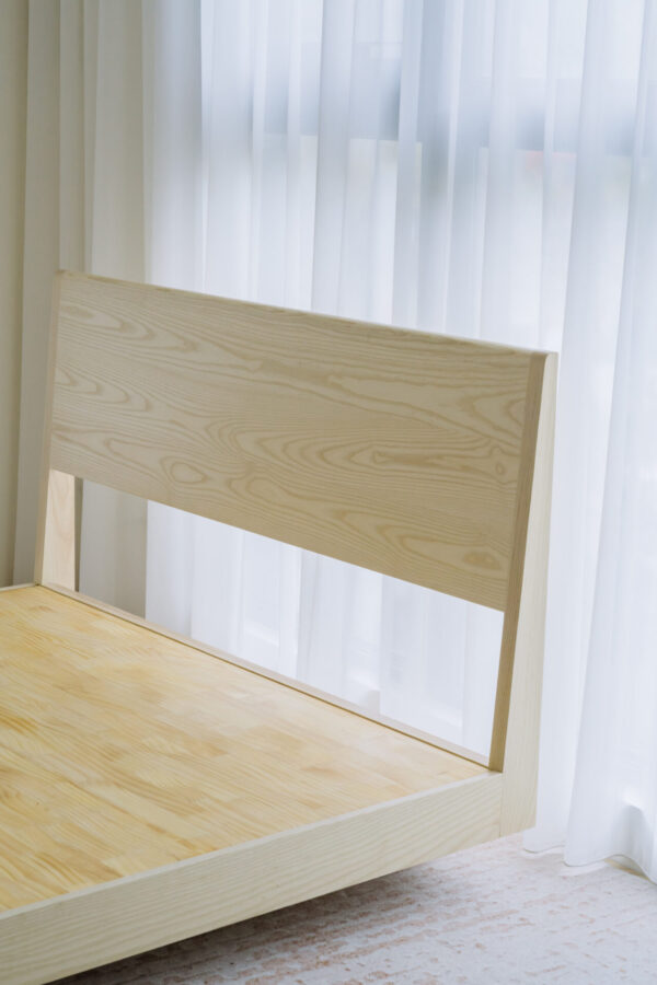 北美原木漂浮床架