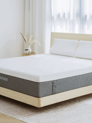 北美原木漂浮床架