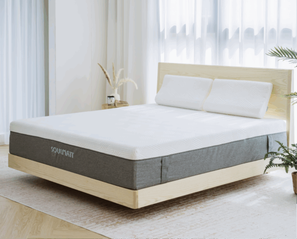 北美原木漂浮床架