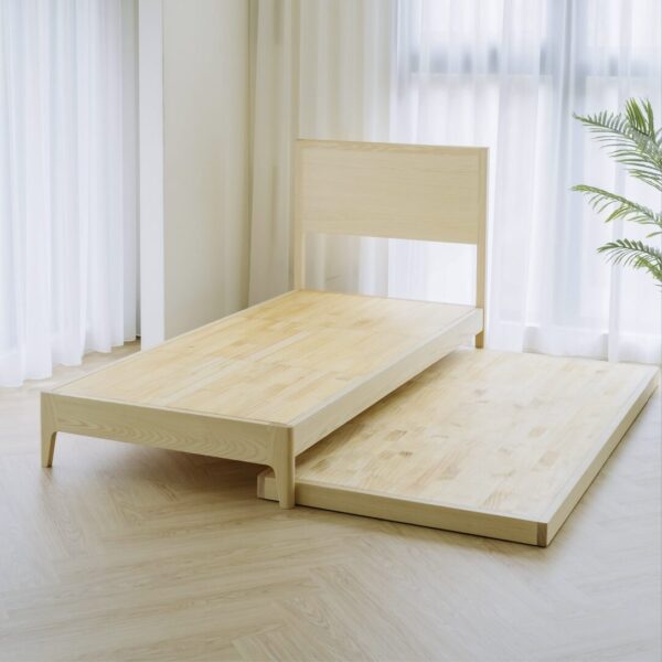 北美原木漂浮床架